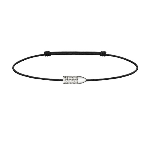 [BMB0010] White Gold Mini Bang Bang Diamond Cord Bracelet