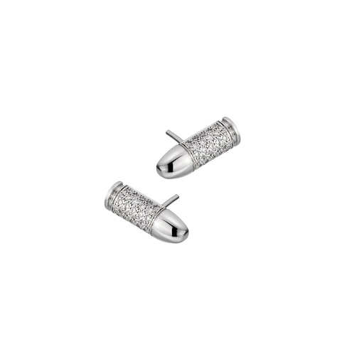 [EMB0002-NS] White Gold Mini Bang Bang Diamond Earrings