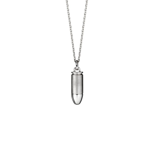 [PMB0014] White Gold Mini Bang Bang Necklace