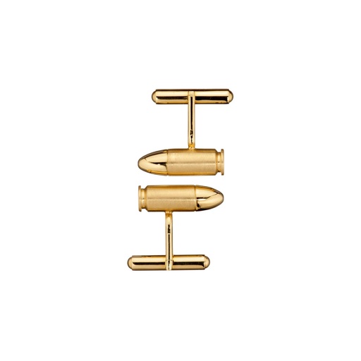 [CBB0004-NS] Yellow Gold Bang Bang Cufflinks