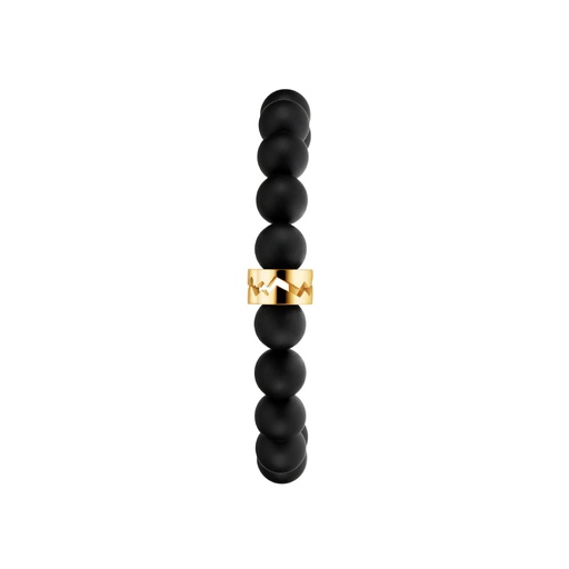 Yellow Gold Capture Me Beads Bracelet For Men