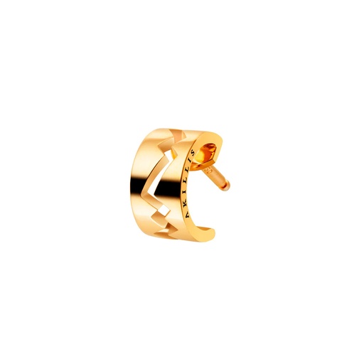 [ECA0020-NS] Yellow Gold Capture Me Earring