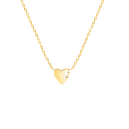 [NLT0004-NS] Yellow Gold Lovetag Small Necklace