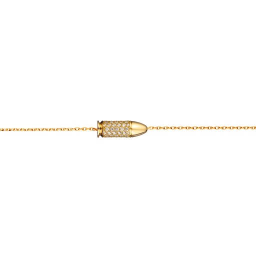 [BMB0005] Yellow Gold Mini Bang Bang Diamond Chain Bracelet