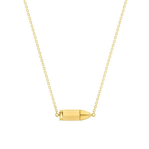[PMB0017-NS] Yellow Gold Mini Bang Bang Necklace