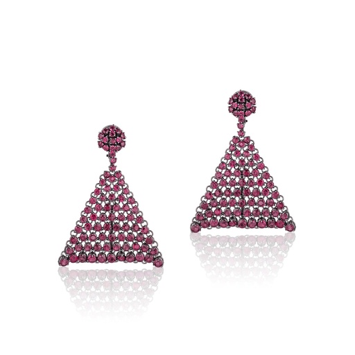 [E-FLS103] Amore Pyramid Earrings