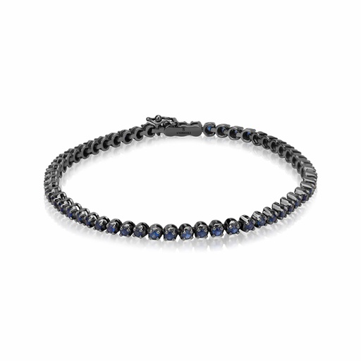 [B-BRC1] Blue Sapphire Tennis Bracelet