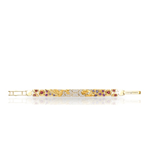 [0009.1] Yellow Gold Jardin De Los Placeres Bracelet