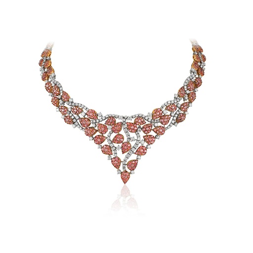 [N4939] Carmella Lattice Necklace