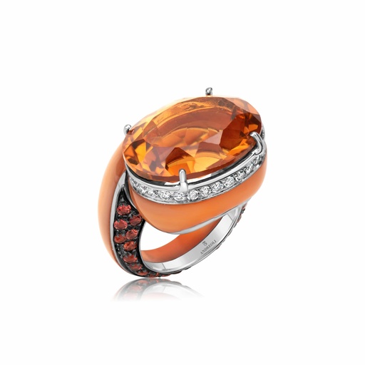 [R4419] Citrine Ring