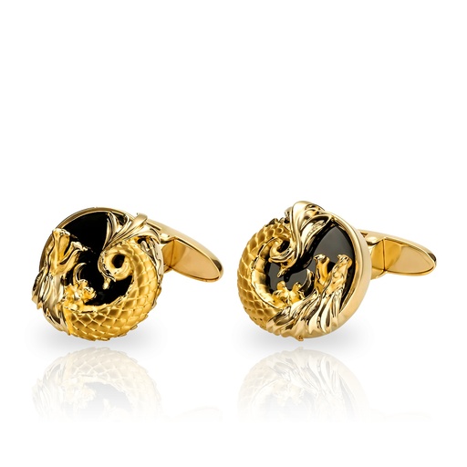 [11265 010708] Cufflinks Circulos De Fuego