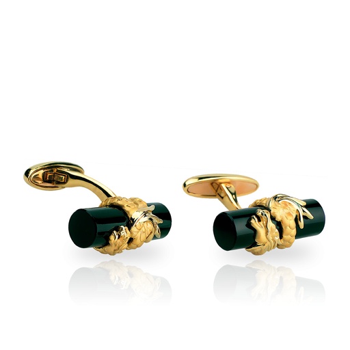 [10424 010708] Cufflinks Circulos De Fuego