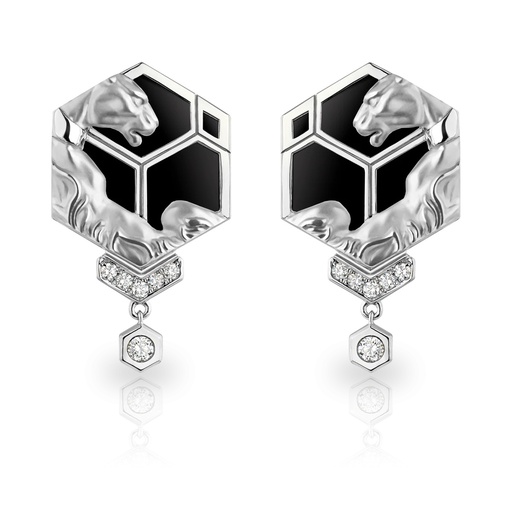 [0014.2] Earrings Hexagon