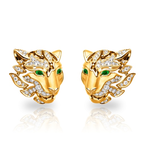 [0228.1] Earrings Irbis Pave