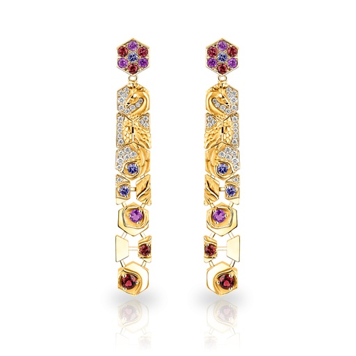 [0008.1] Earrings Jardin De Los Placeres