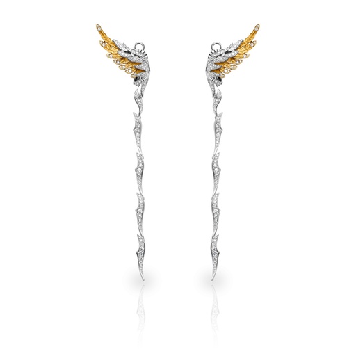 [0237.3] Earrings Libre Maxi