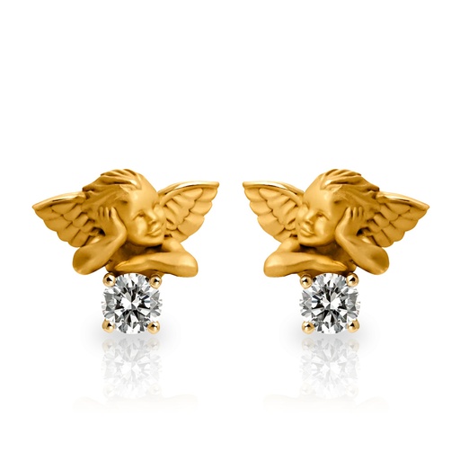 [0143.1] Earrings Solitario My Angel