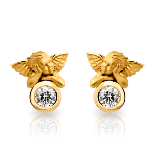 [0150.1] Earrings Solitario My Angel
