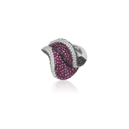[R1472] Galassia Diamond And Sapphire Ring