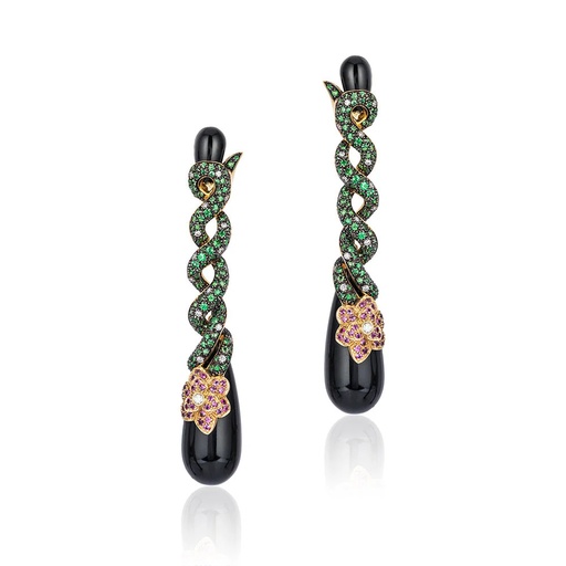 [E5976] Garden Slither Earrings