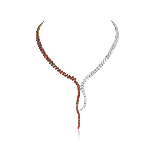 [N4978] Nalini Fire Necklace