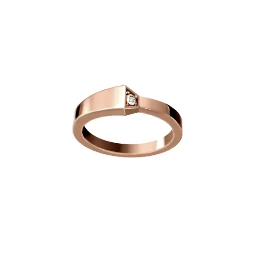 [CSP-RSO?L#183] Spike One Light Pavé Diamond Ring