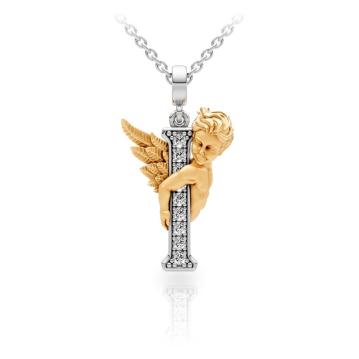 [0066.3] Pendant My Angel I with Diamonds
