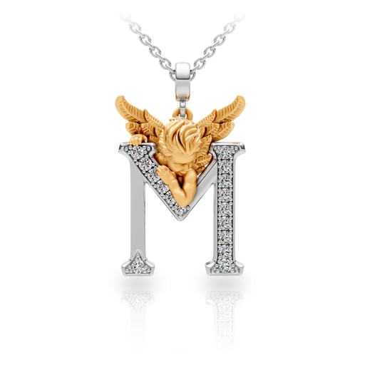 [0070.3] Pendant My Angel M with Diamonds
