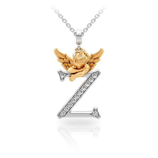 [0083.3] Pendant My Angel Z with Diamonds