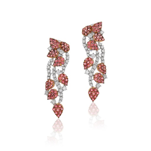 [E4922] Primavera Pink Topaz Earrings