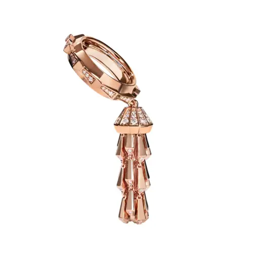 [CSP-RTA?H#193] Spike Tassel Half Pave Diamond Ring