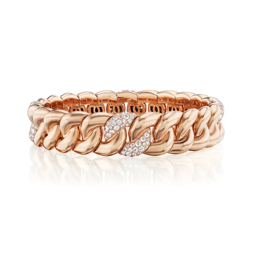[B-PDA6192] Rose Gold Dory Stretch Bracelet
