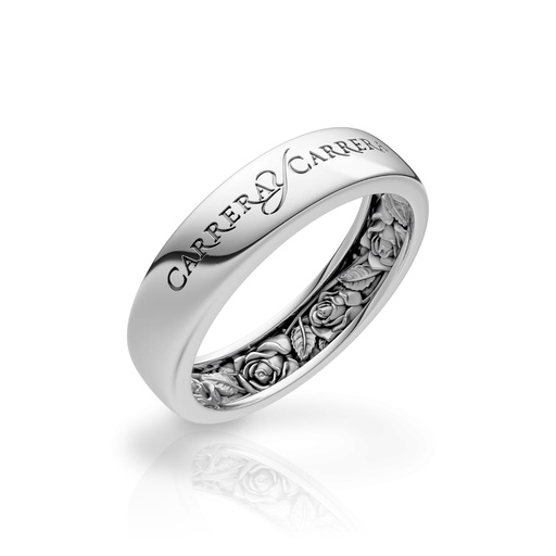 [0133.2] Wedding Ring Beauty Inside Roses