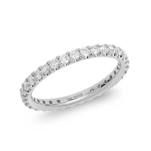 White Gold 2mm Diamond Full Eternity Ring