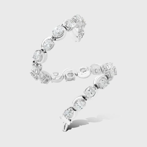 White Gold La Vague Bracelet
