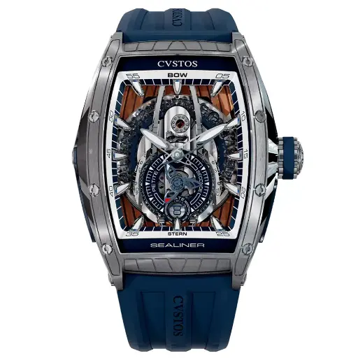 [C00103.4506001#2202] Sealiner PS Steel/Navy Blue - 45mm