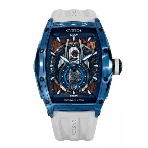 [C00103.4106003#2206] Sealiner PS Skyblue Steel/Navy Blue - 41mm
