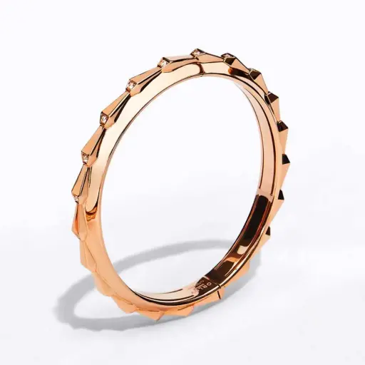 [CSP-BSI?L#223] Spike Signature Light Pavé Diamond Bracelet