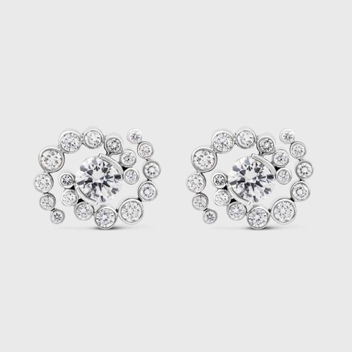 [WG.WHIRLWIND.ER] White Gold Whirlwind Earrings