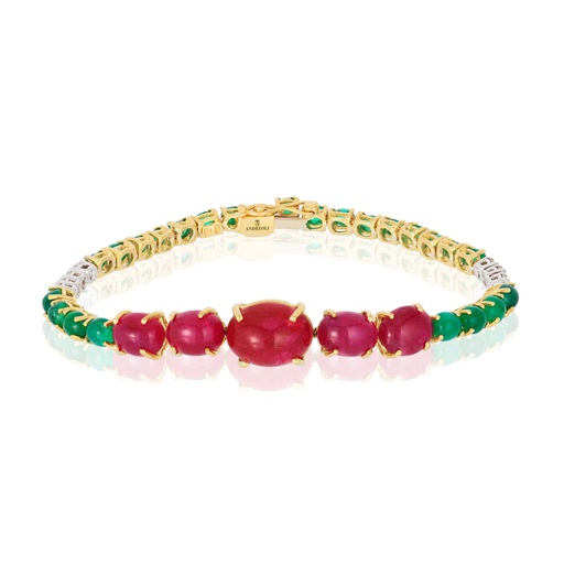 [B-CDZ258-5] Yellow Gold Anastasia Petite Bracelet