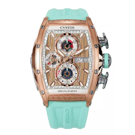 [C01107.4125001#2279] Sealiner Chronograph Rose Gold/5N - 41mm