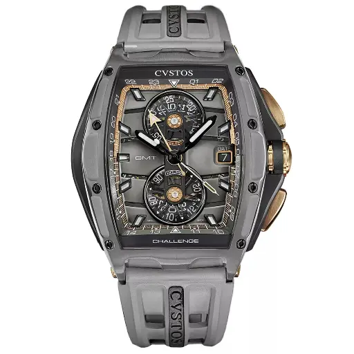 [B01110.4502001#2296] Chrono GMT Dark Grey Steel/Nardo - 45mm