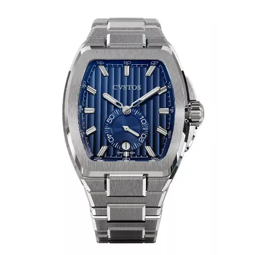 [F01103.4213001#2300] Metropolitan PS Titanium/Blue - 42mm