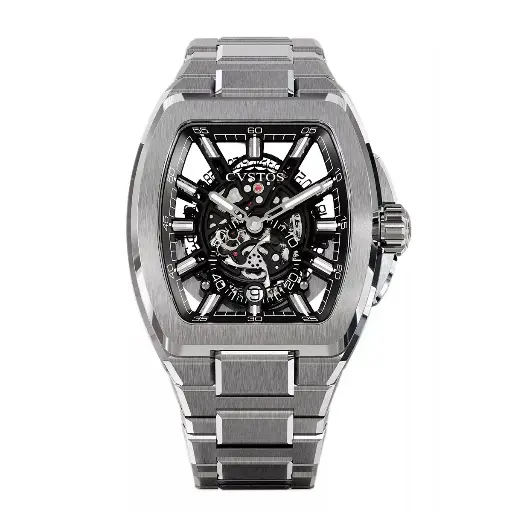 [F00103.4212001#2303] Metropolitan PS Titanium/SQLT Black - 42mm