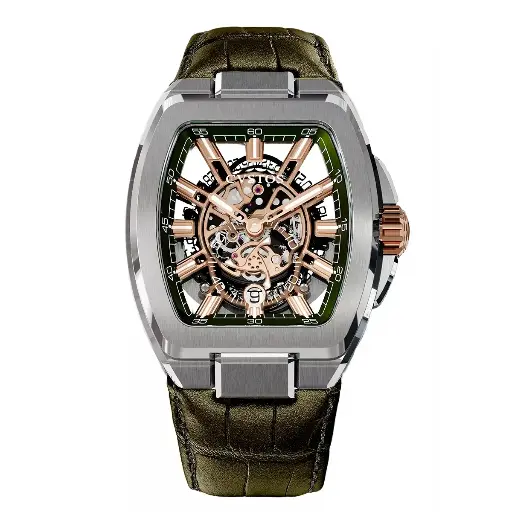 [F00103.4215001#2305] Metropolitan PS Titanium/SQLT Kaki - 42mm