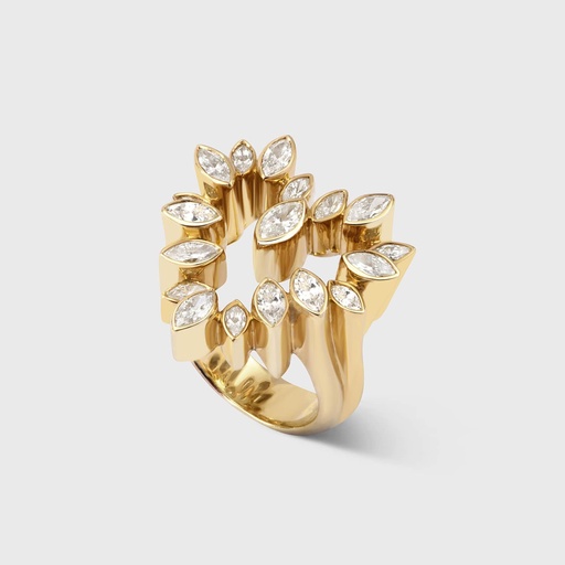 Yellow Gold Jeanne Ring