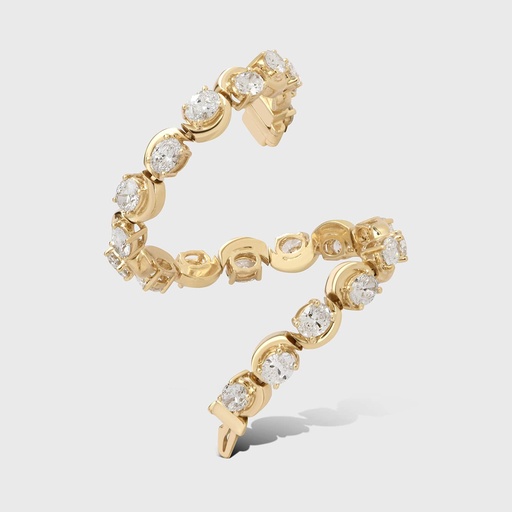 Yellow Gold La Vague Bracelet