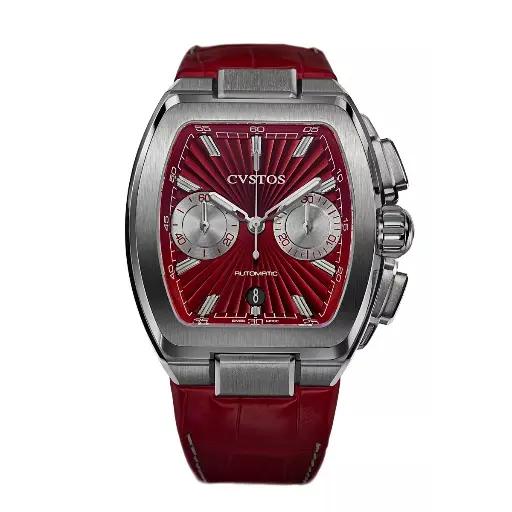 [F01111.4218001#2318] Metropolitan Chrono Titanium Red - 42mm