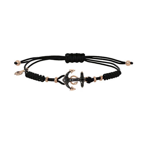 [B901DN.S.X#2427] Rose Gold Anchor Bracelet