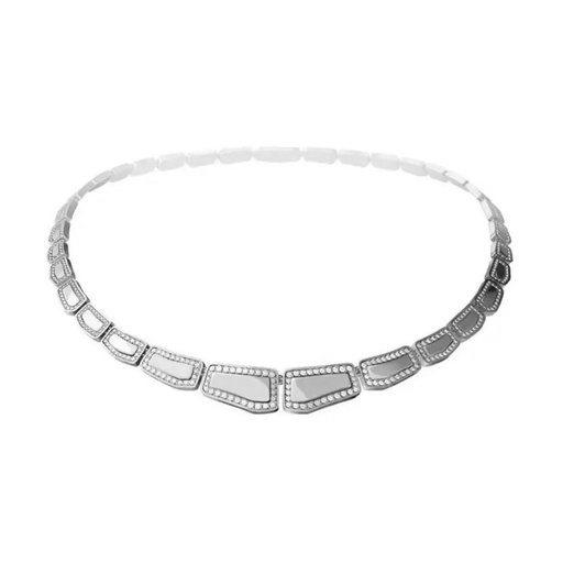 [CSK-N1RWLM] Skin Light Pave Diamond Necklace  - White Gold